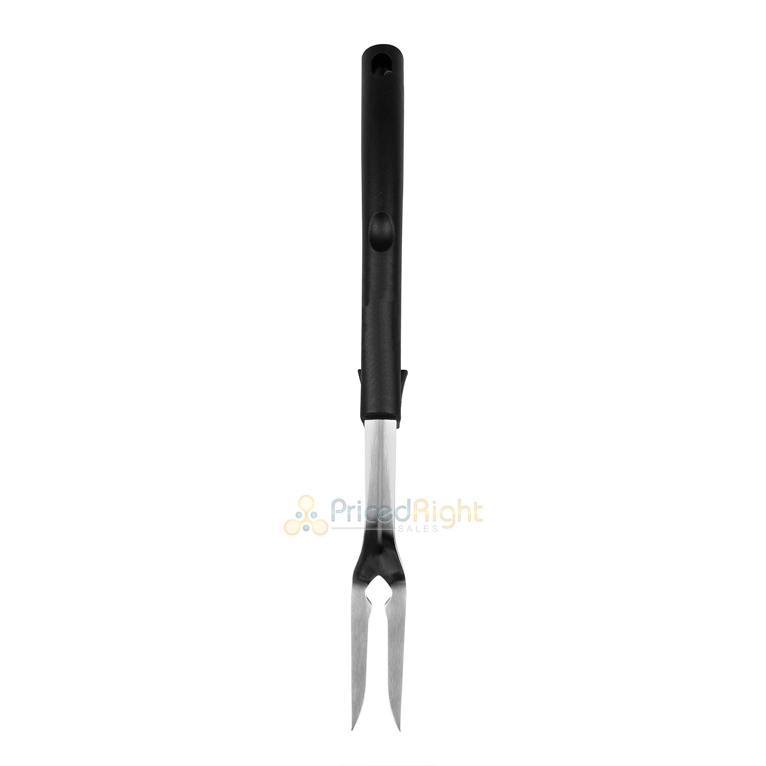 Mr Bar-B-Q Kickstand Fork Stainless Steel With Arched Ridged Handle 16.5 Inch