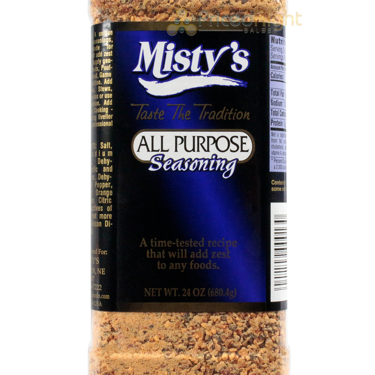Misty's Steakhouse All Purpose Seasoning Made for Meat Gluten Free 24 Ounces