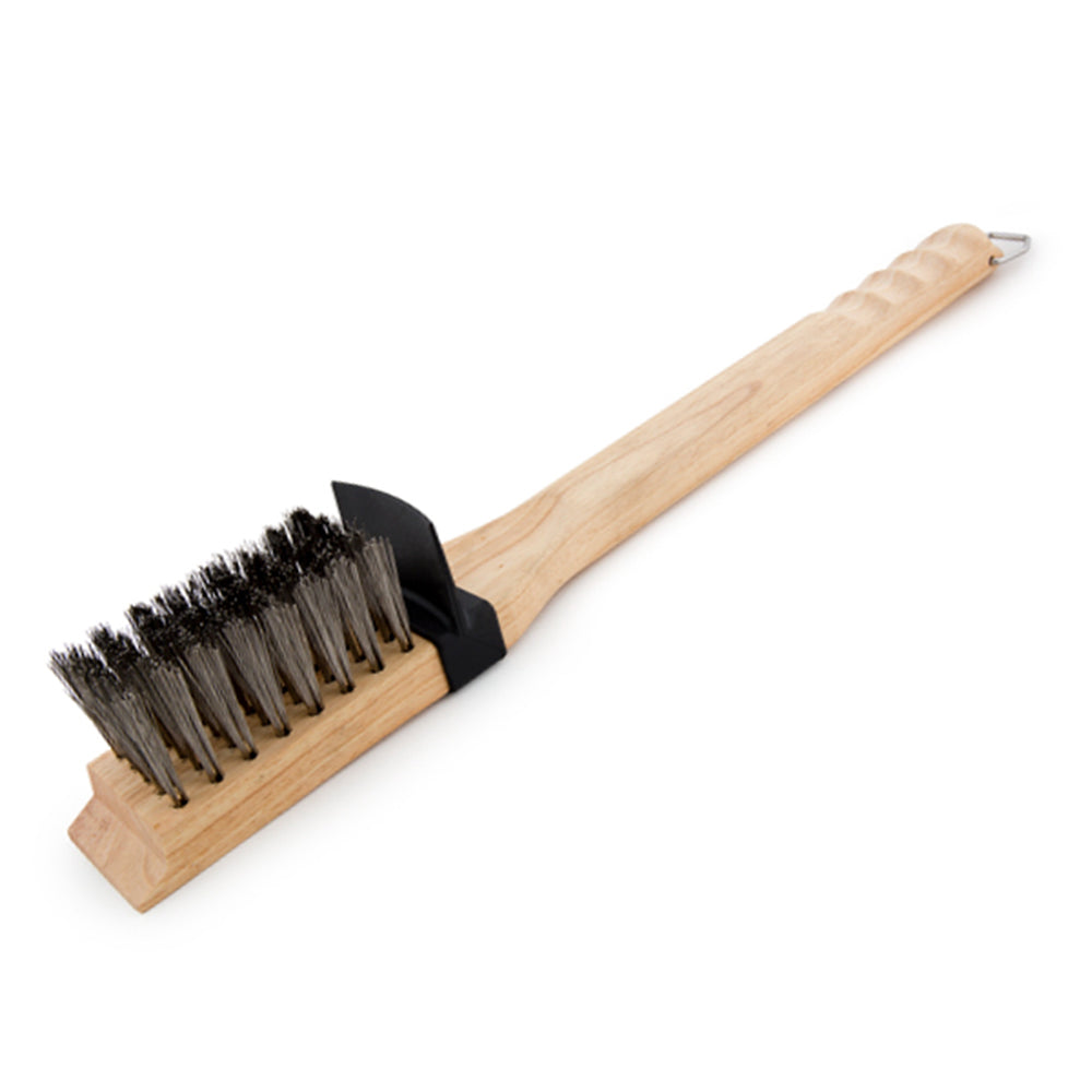 Broil King Grill Brush Wood Stainless Steel Bristles 65229