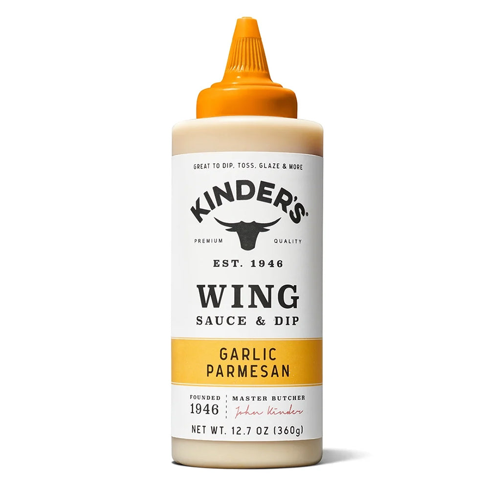 Kinders Garlic Parmesan Wing Sauce 12.7 Oz No High Fructose Corn Syrup 65505