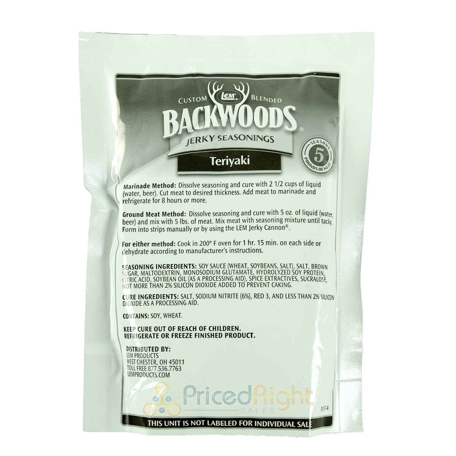 Backwoods Jerky Seasoning Cajun Jalapeno Cracked Pepper Teriyaki Variety Pack