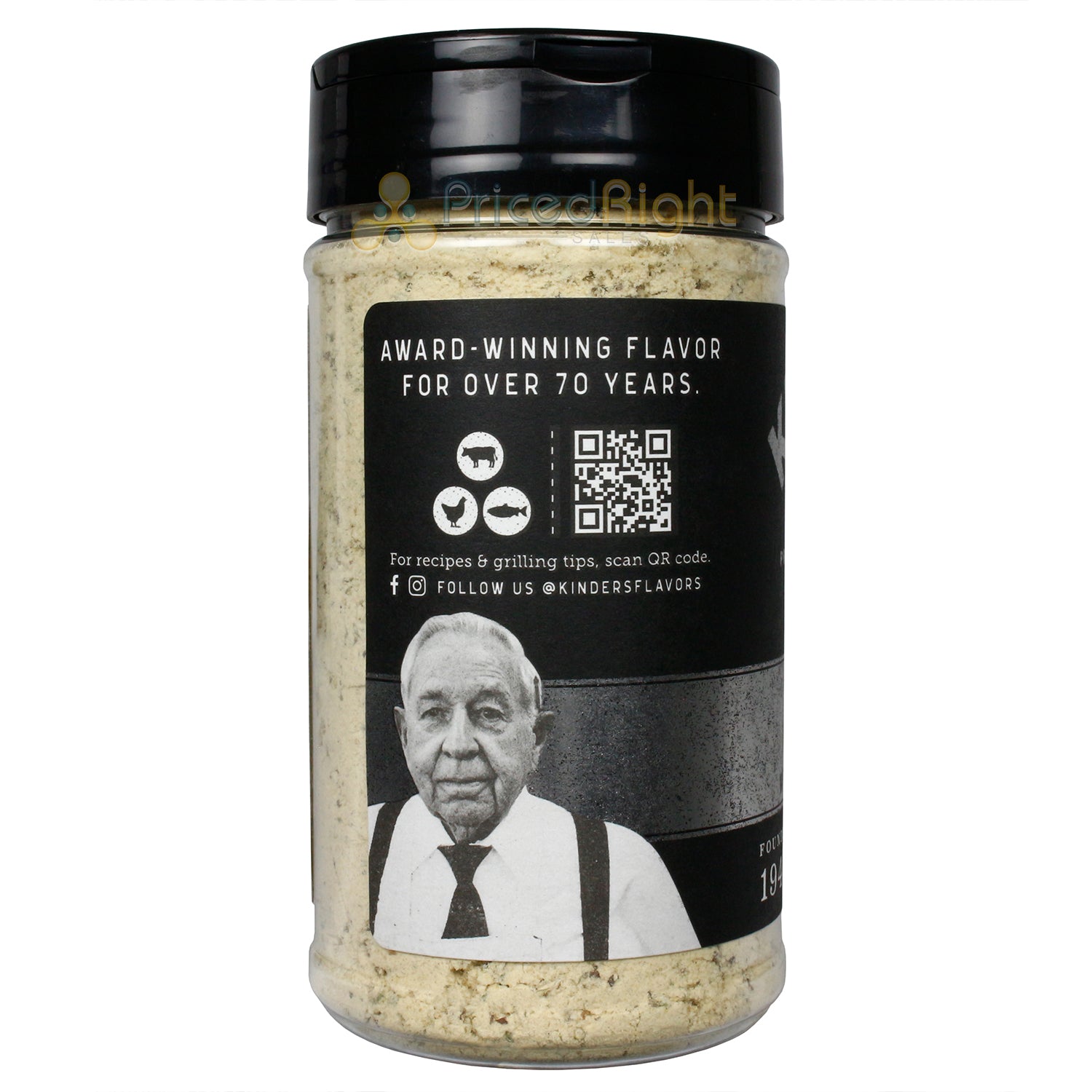 Kinder's Creamy Steakhouse Seasoning Horseradish & Garlic Gluten Free 9.5 Oz