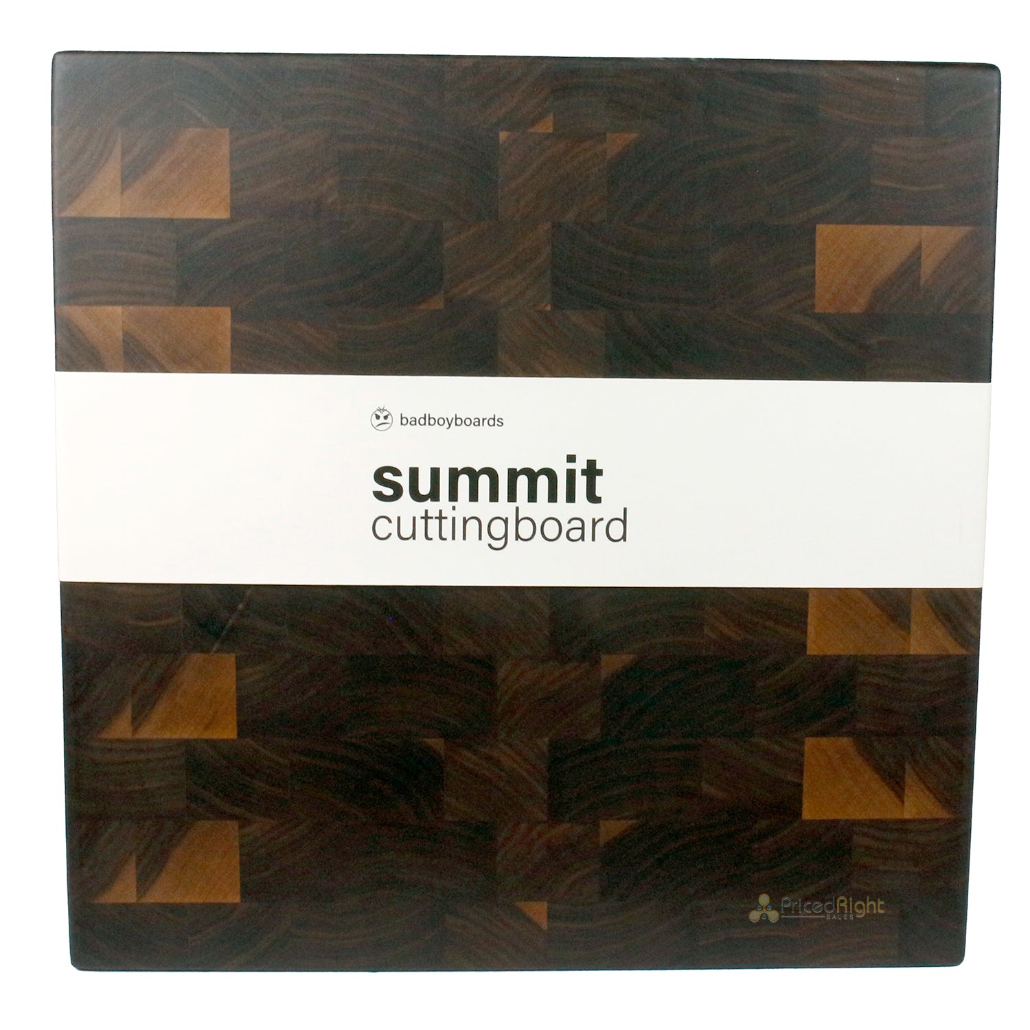 Bad Boy Boards Summit Marilyn Butcher Block Walnut Wood 18x18x2 SUMMIT-MARILYN