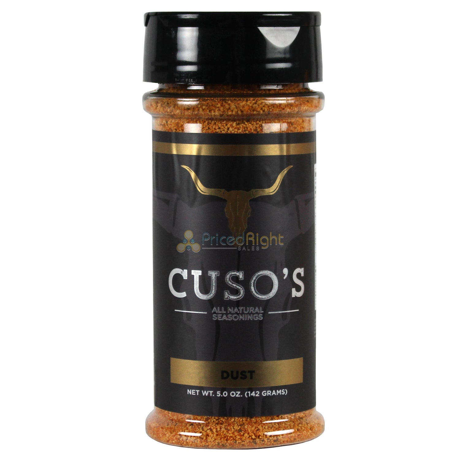 Cuso Cuts Dust Seasoning 5 Oz Gluten Free Vegan Non-GMO All Natural CUSO-DUST