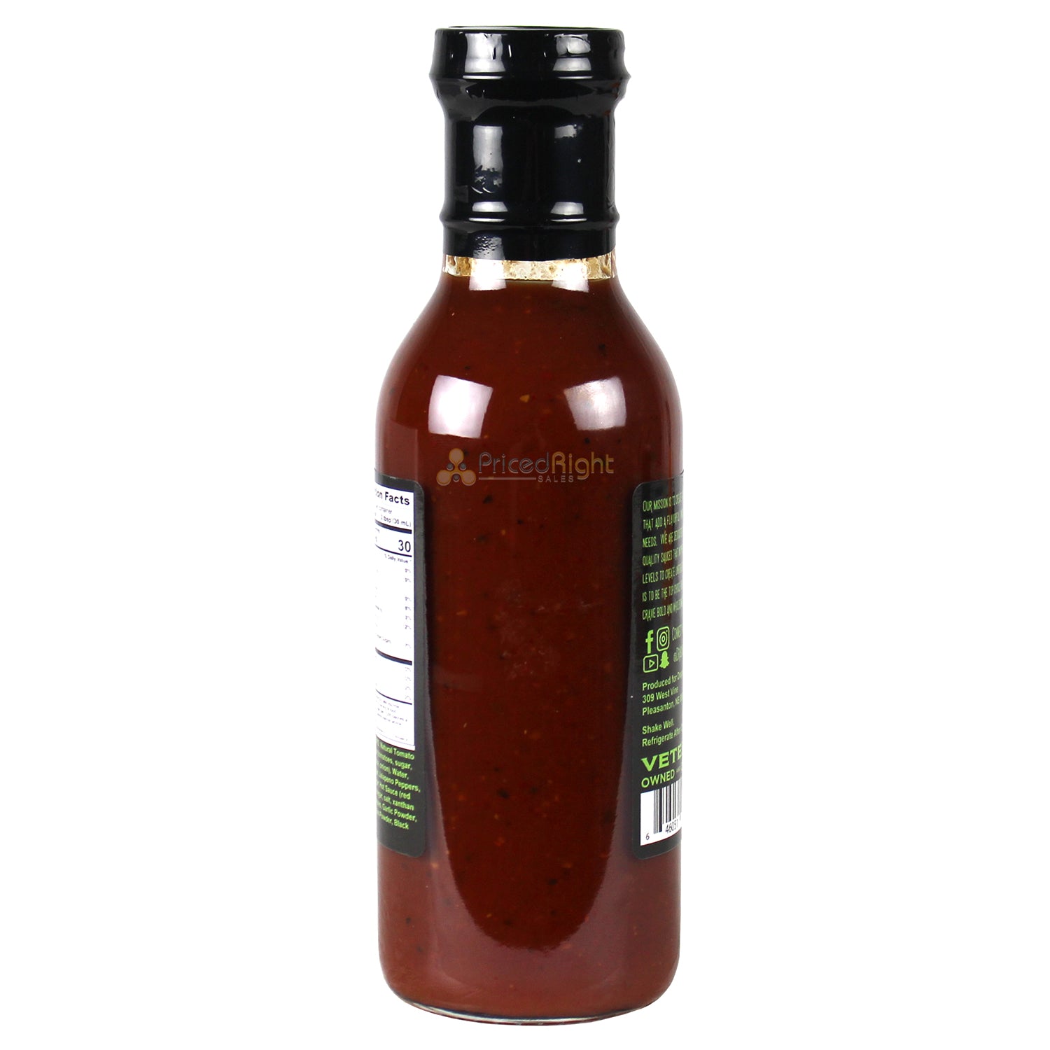 Dragons BBQ Poppin Jalapeno Barbecue Sauce 12 oz Medium Heat Smokey Sweet Flavor