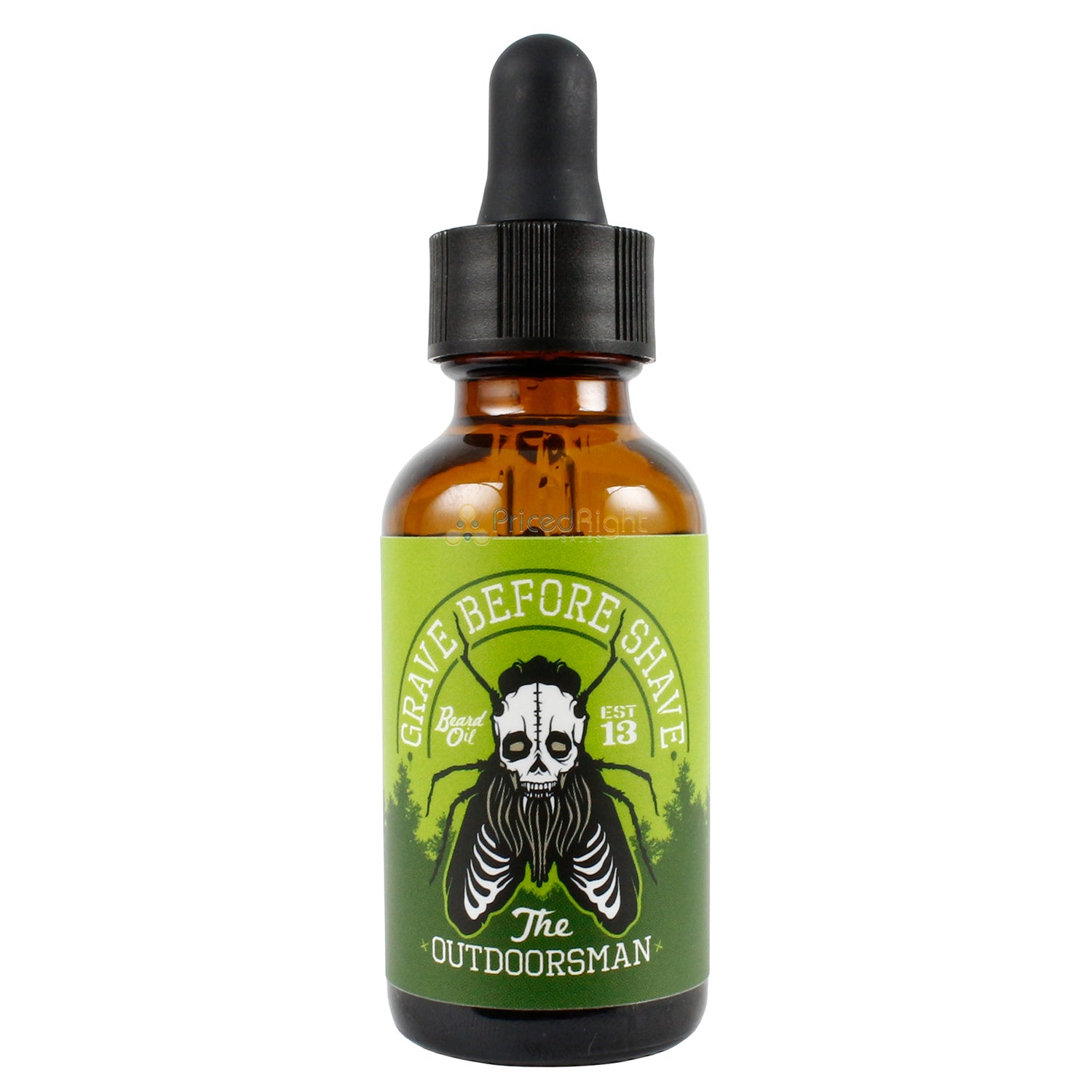 Grave Before Shave Beard & Mustache Oil Conditioner Outdoorsman Blend 1 Fl Oz