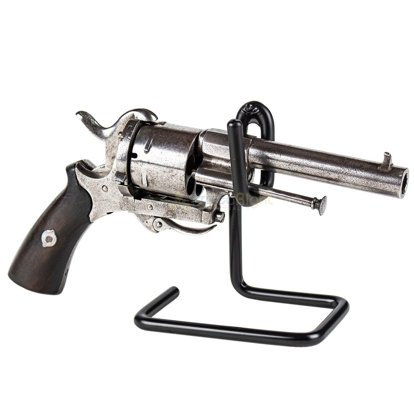 Universal Semi Auto & Revolver Hand Gun Stand Pistol Display Powder Coated Steel