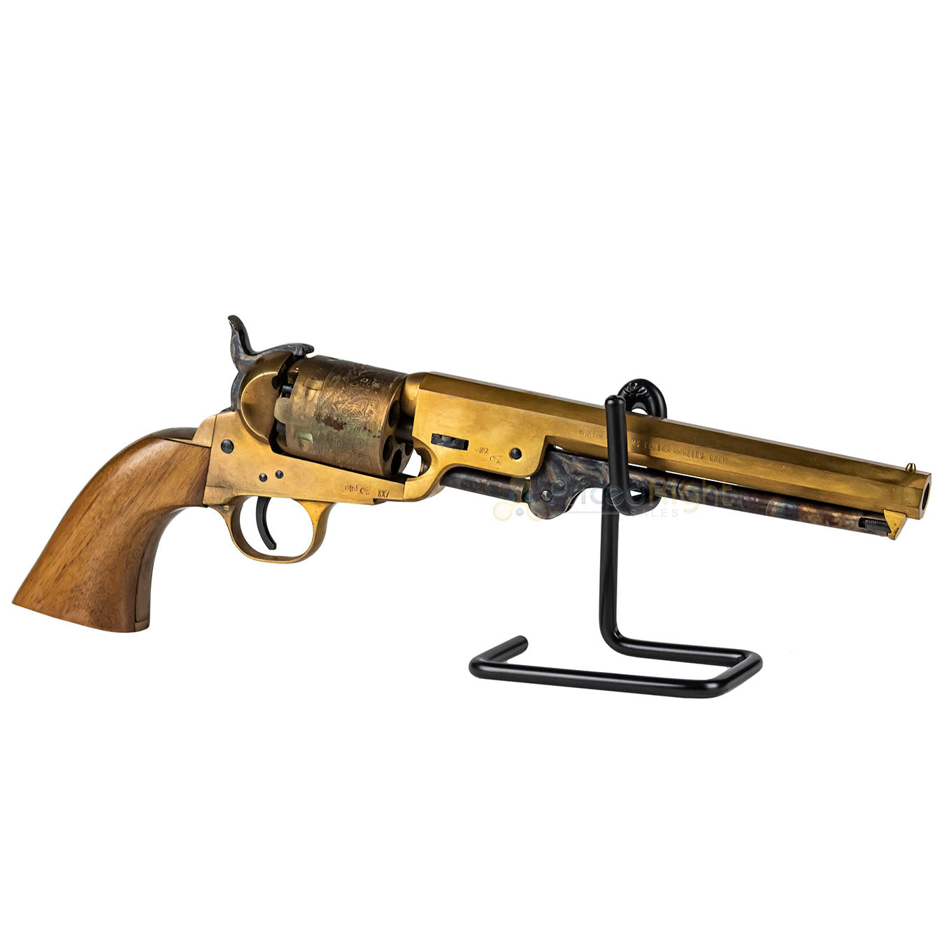 Universal Semi Auto & Revolver Hand Gun Stand Pistol Display Powder Coated Steel