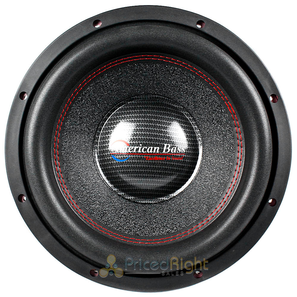 Competition 12" Subwoofer 3000 Watts Max Dual 4 Ohm American Bass Hawk 1244