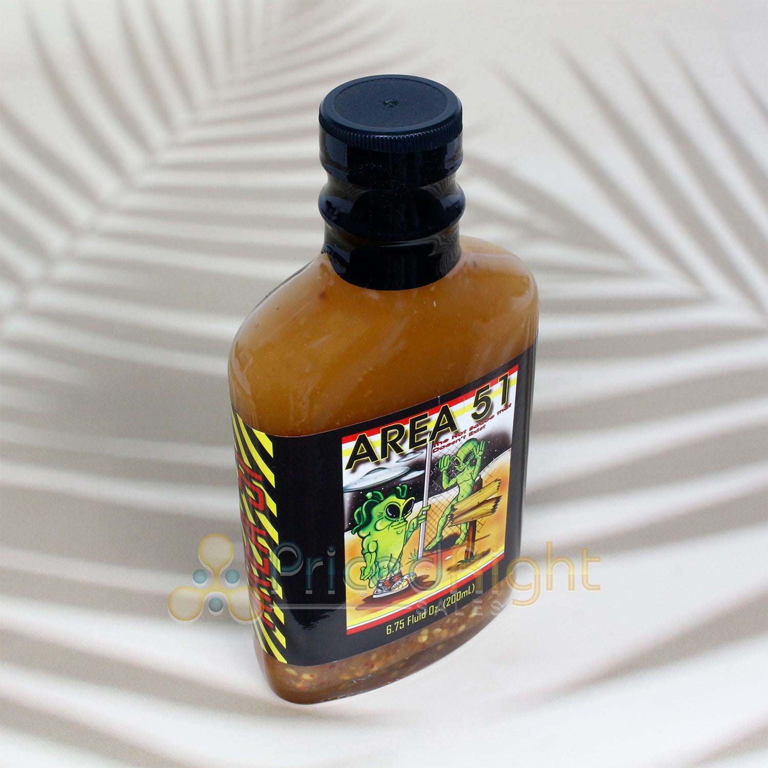 Area 51 The Hot Sauce That Doesn't Exist 8 out of 10 Heat Rating 6.75 Fluid Oz