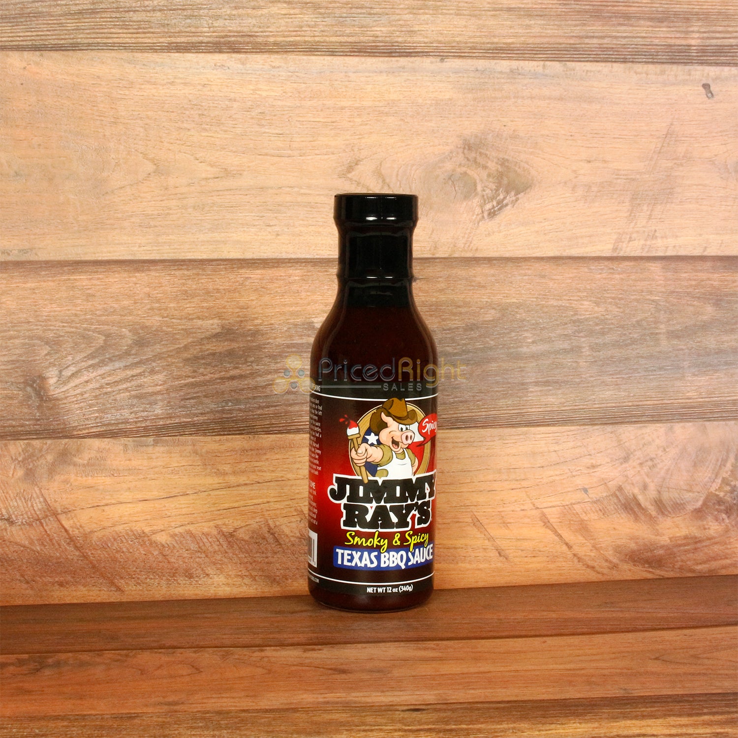 Jimmy Ray's Smoky & Spicy Texas Sweet Southern BBQ Sauce Gluten Free No MSG 12oz