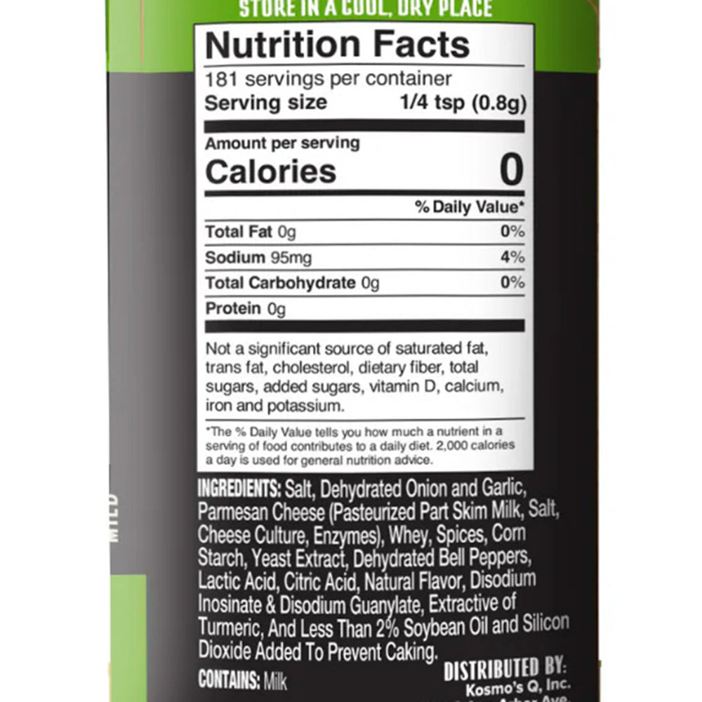Kosmos Q Wing Dust Garlic Parm Wing Dusting Seasoning Competition Pit Master 5oz