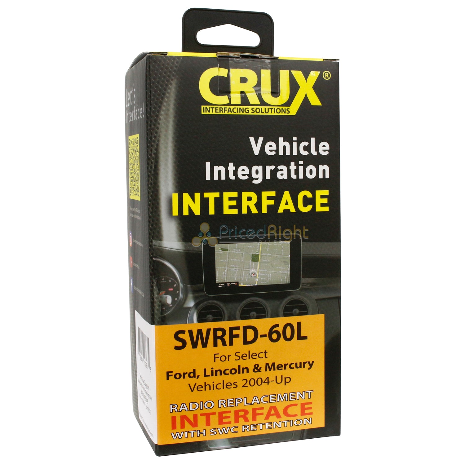 Crux Radio Replacement Interface SWC Retention For 2004 Up Ford Lincoln Mercury