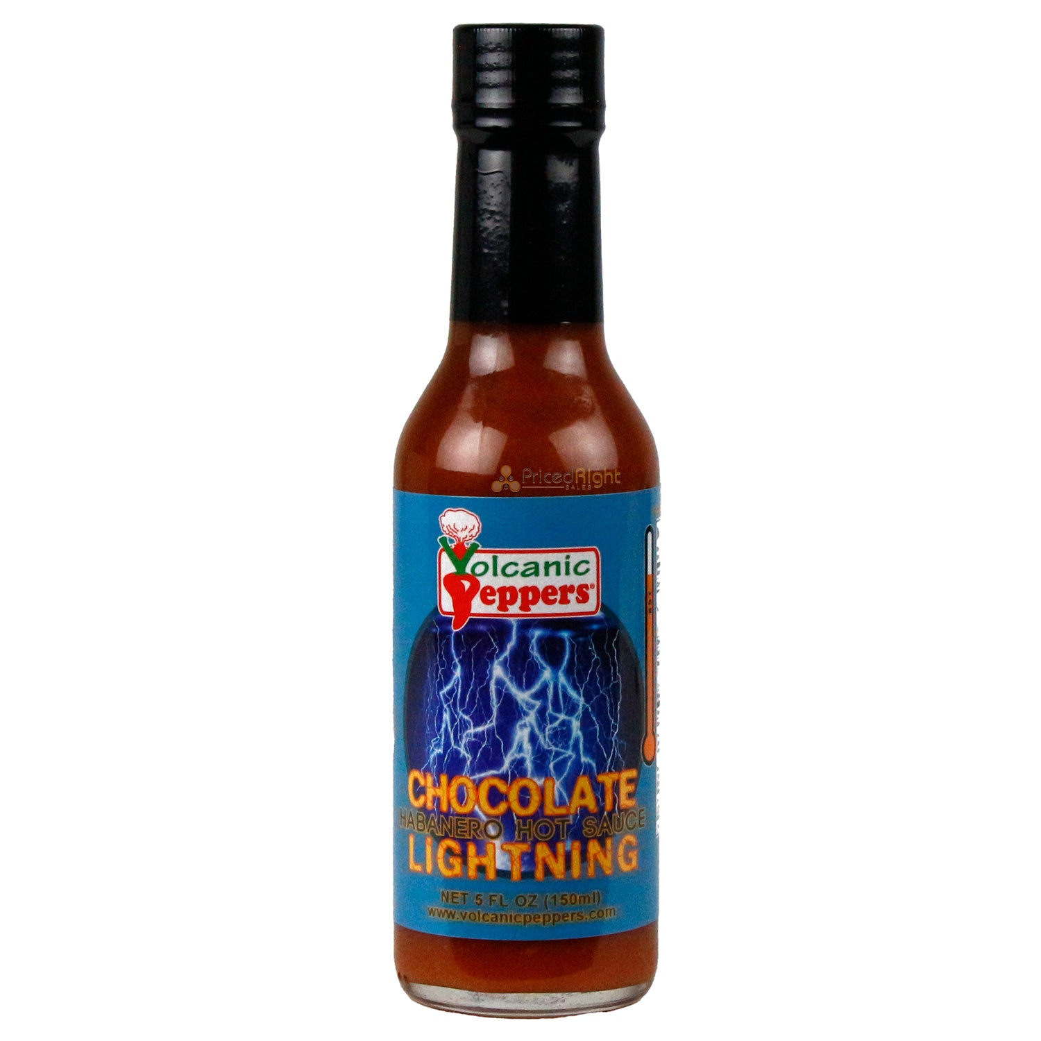 Volcanic Peppers Chocolate Lightning Habanero Hot Sauce 5 Oz LAVACLCL