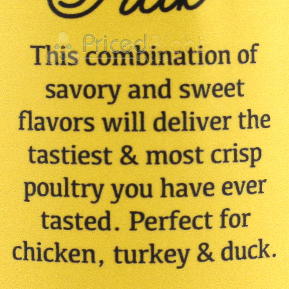 Whiskey Bent Bbq 12 oz The Bird Poultry BBQ Dry Rub Seasoning Msg & Gluten Free