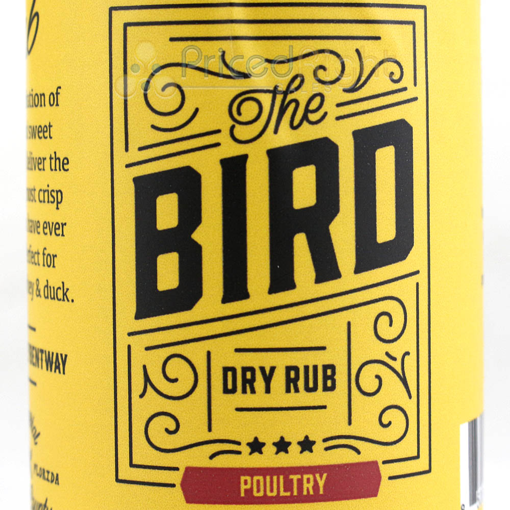 Whiskey Bent Bbq 12 oz The Bird Poultry BBQ Dry Rub Seasoning Msg & Gluten Free