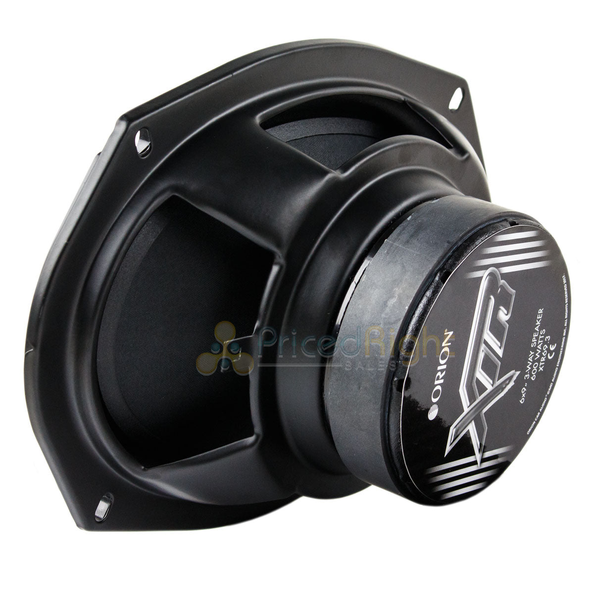 2 Orion 6" x 9" Three Way Coaxial Speakers 500 Watts Max 4 Ohm Impedance XTR69.3