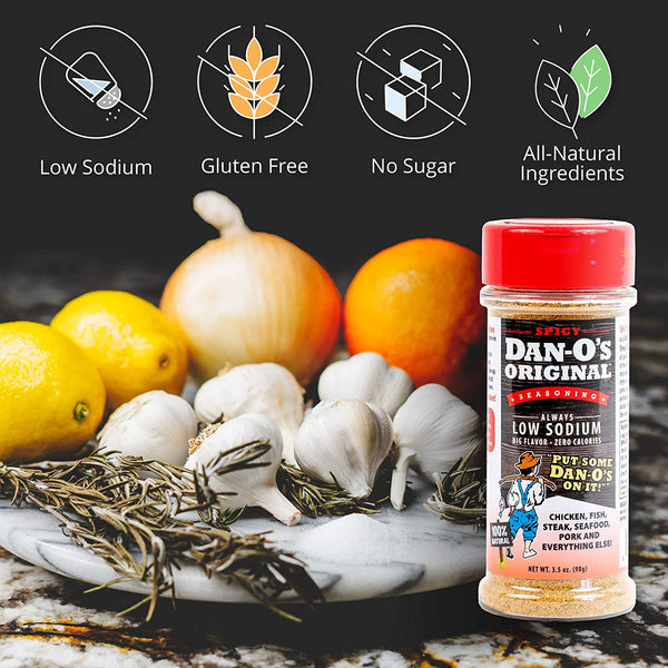 Dan-O's Spicy Original All-Purpose Low Sodium Seasoning Gluten-Free No —  The Big BBQ Co.