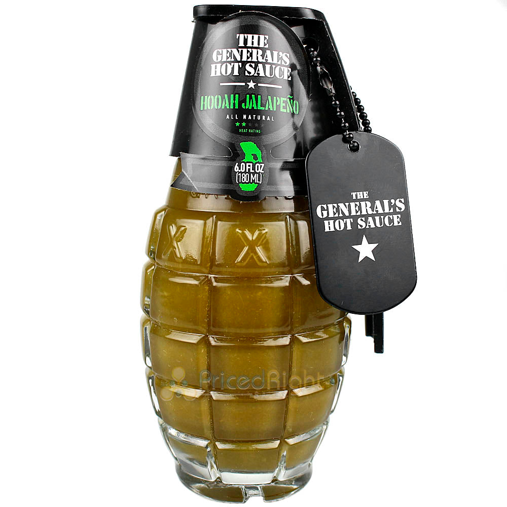 The Generals Hot Sauce 3 Pack Danger Close Maple Mayhem Hooah Jalapeno 6 oz