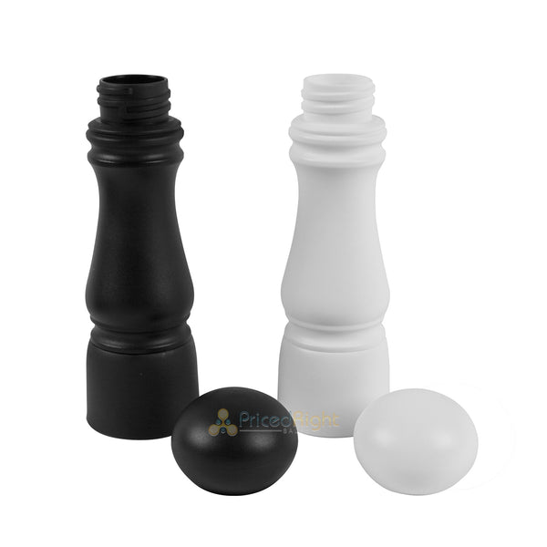 CrushGrind Mini Salt and Pepper Table Grinder Set of 2 With Stand Blac –  Pricedrightsales