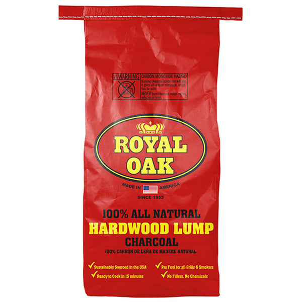 Royal Oak Lump Charcoal 100 All Natural American Oak Hickory Hardwood