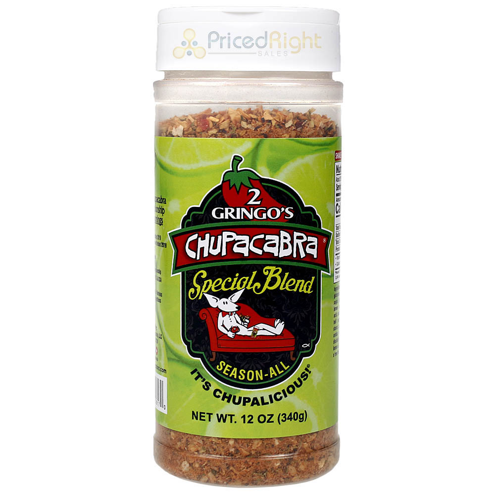 2 Gringos Chupacabra Special Blend 12 Oz Rub and All Purpose Seasoning Single