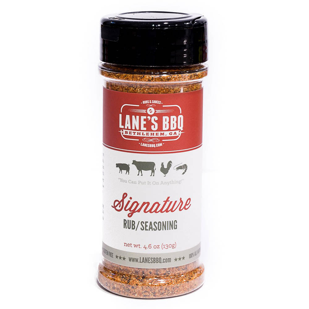 Lanes BBQ Signature Rub Seasoning All Purpose Sugar Free 4.6 Oz Bottle 87702