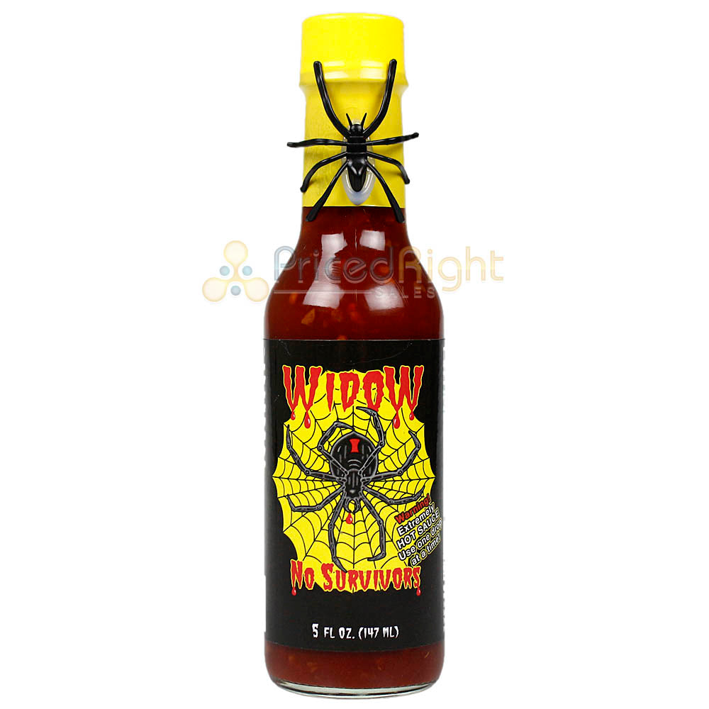 Sauce Crafters Widow No Survivors Hot Sauce Extreme Heat 5 Oz Bottle