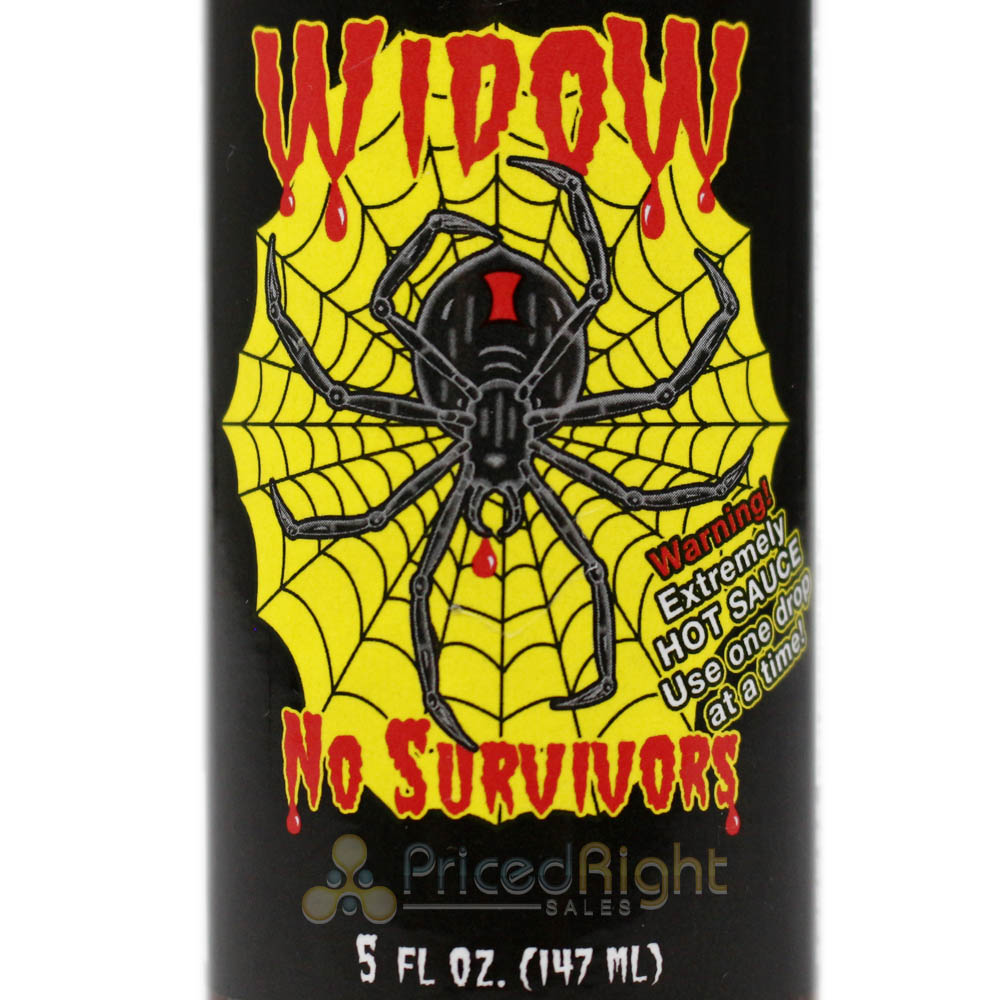 Sauce Crafters Widow No Survivors Hot Sauce Extreme Heat 5 Oz Bottle