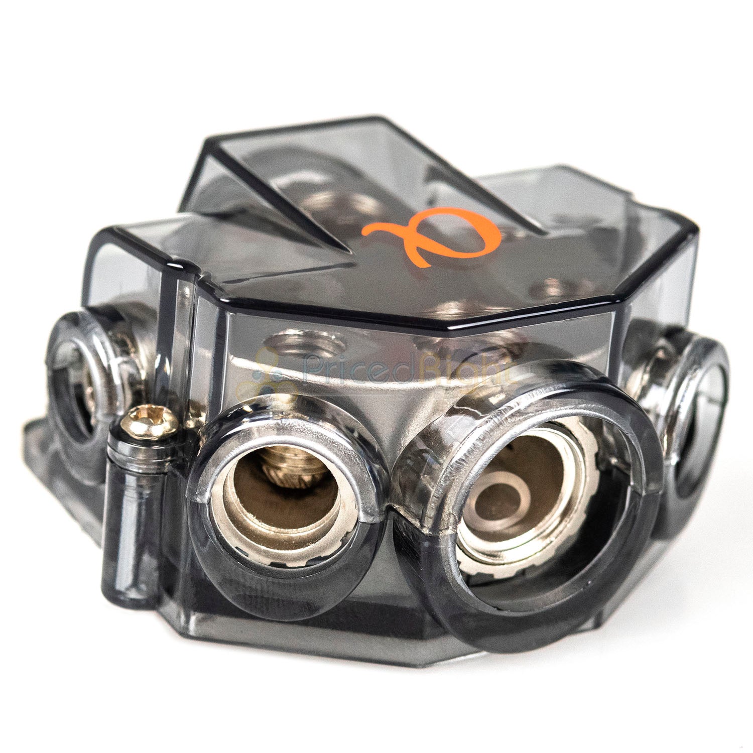 Alphasonik Distribution Block 0 Gauge In 0 4 8 Ga Out Nickel Plated ADB10-10248