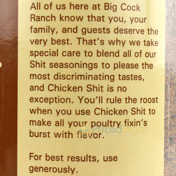 Big Cock Ranch Premium Chicken Shit Poultry Seasoning