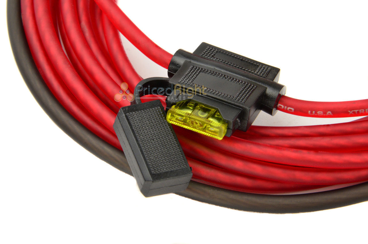 Bullz Audio 10 Gauge 800 Watt Amplifier Amp Wiring Kit BGE10RP EPAK10R Car Audio
