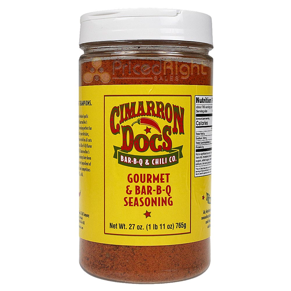 Cimarron Docs Gourmet & BBQ Seasoning All Purpose 27 Oz XL Shaker Bottle CDG27