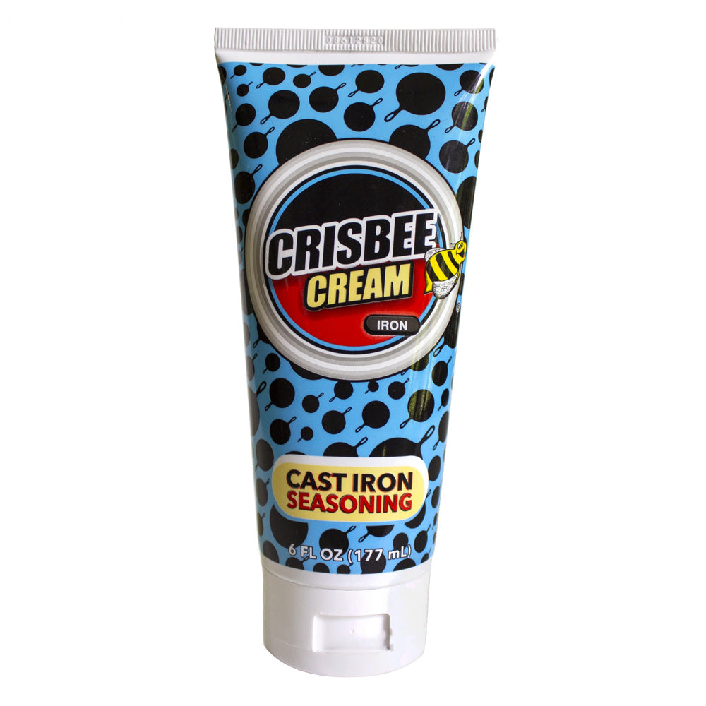 Crisbee Cream Cast Iron and Carbon Steel Seasoning Oil Conditioner 6 Oz Tube