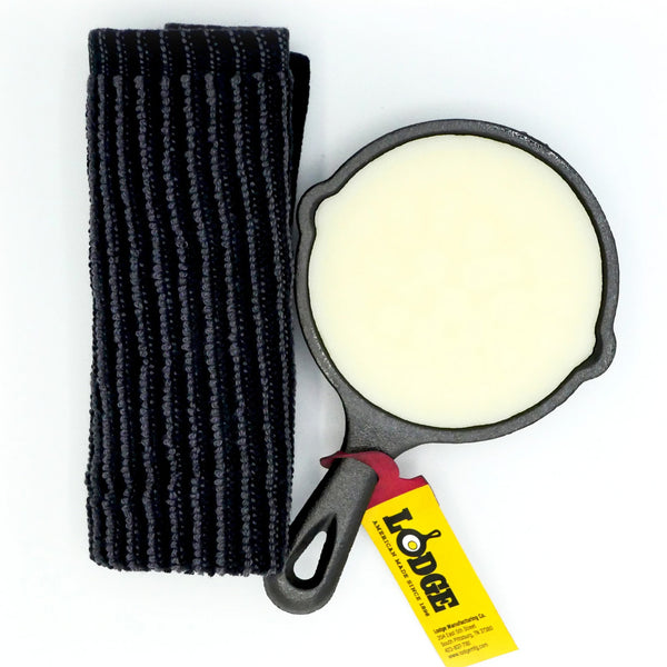 Crisbee 3.5 Mini Skillet Cast Iron Care Kit 2.75 Oz Oil Designed for –  Pricedrightsales