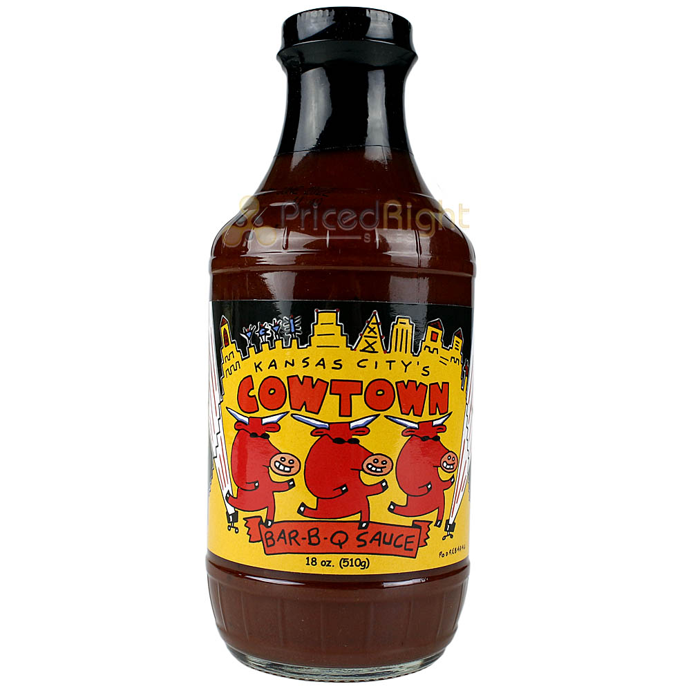 Original Barbecue Sauce 18 Oz Kansas City Style Award Winning Recipe Cowtown