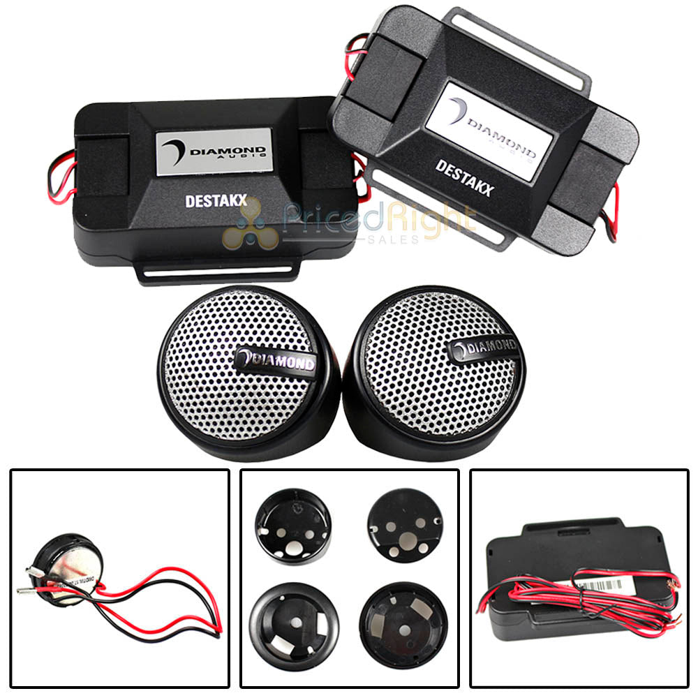 Diamond AudioTweeter Add-on Kit 1" Aluminum Tweeters with Crossovers DESTAK