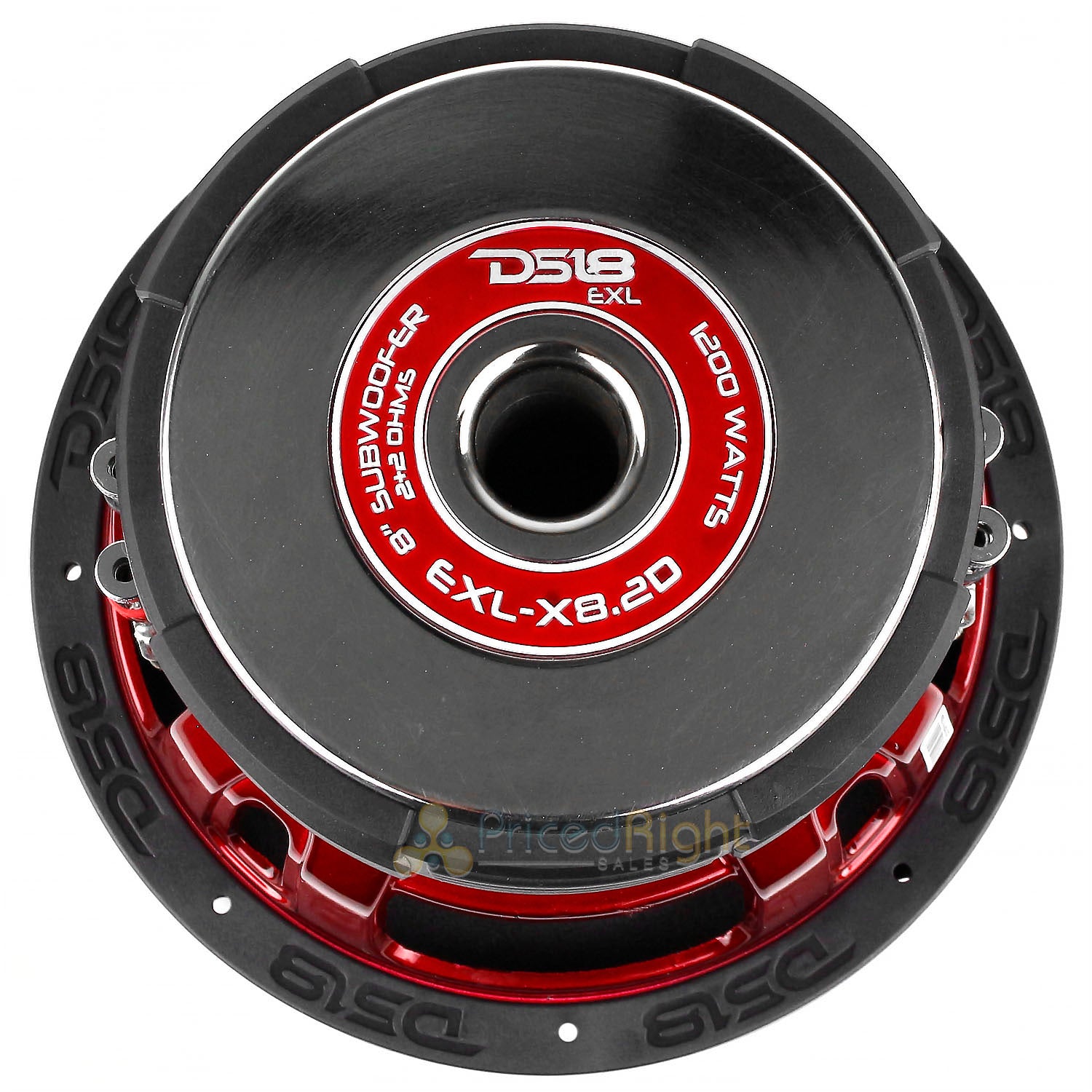 2 Pack EXL-X8.2D 8" Subwoofers Dual 2 Ohm 1200 Watts Max Bass Sub Car DS18
