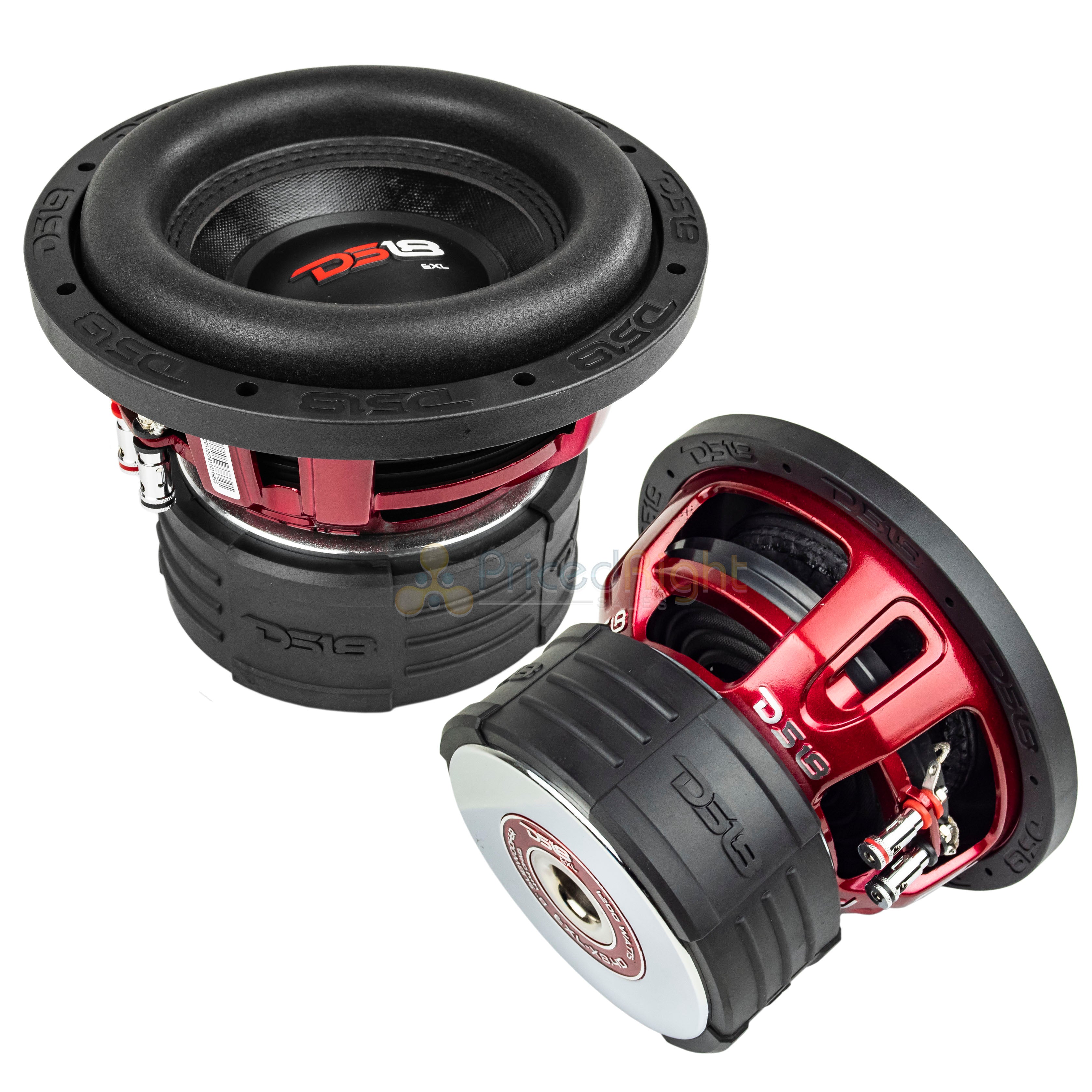 DS18 EXL-X8.4D 8" Subwoofers Dual 4 Ohm 1200 Watts Max Bass Sub Car Audio 2 Pack