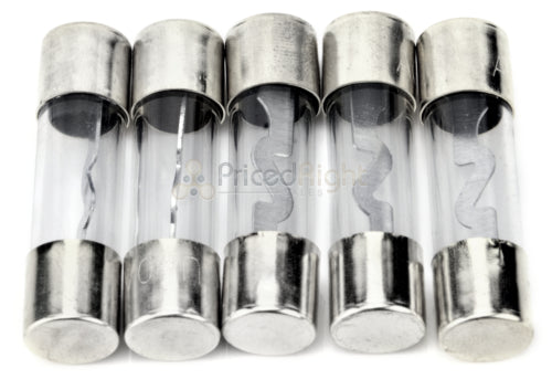 In-line 4 or 8 Gauge AGU Fuse Holder with 5 Pack 30 AMP AGU Fuses