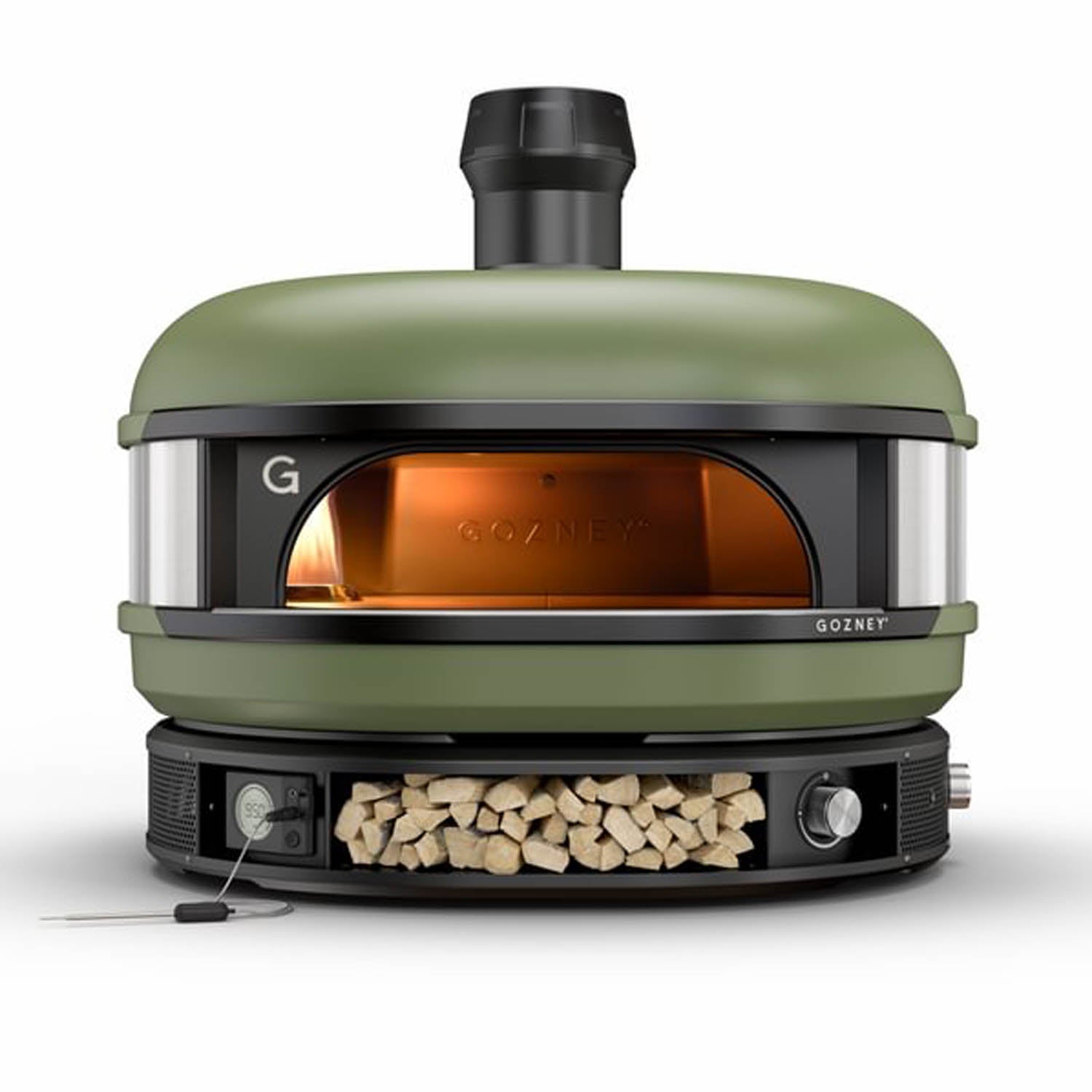 Gozney Dome Dual Fuel Pizza Oven LPG Green-Colored Domed Countertop Pizza Oven