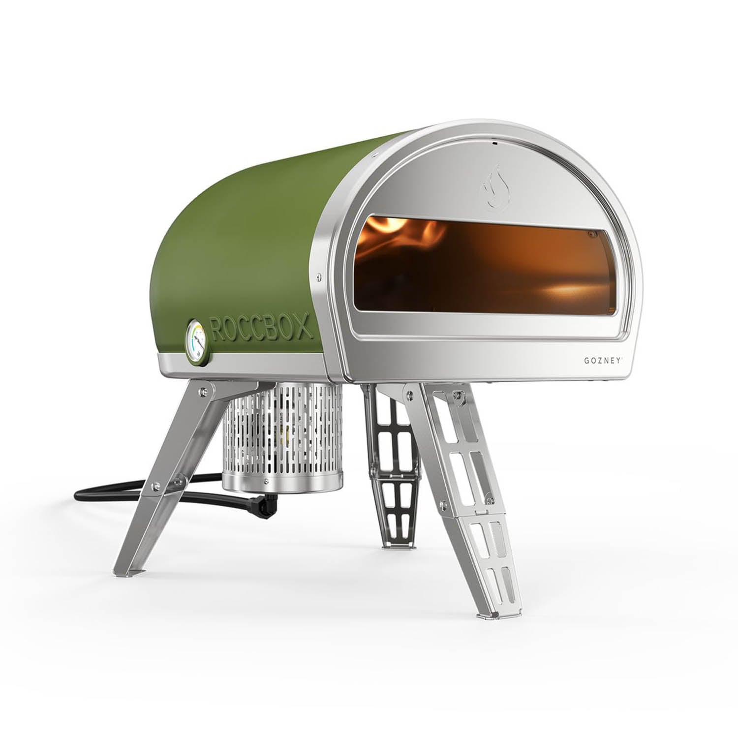 Gozney Roccbox Portable Outdoor Pizza Oven Propane Gas Restaurant Grade Green