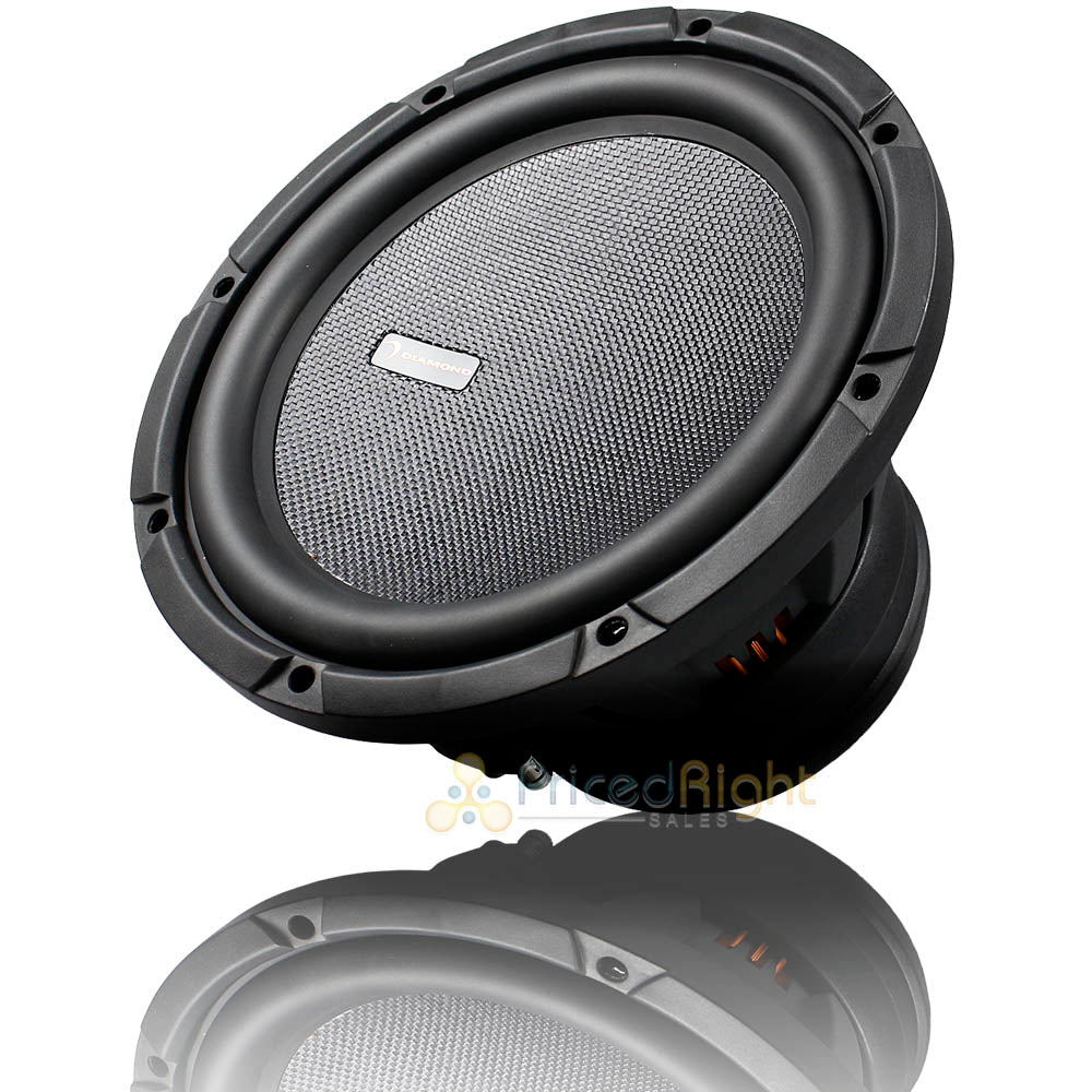 Diamond Audio 12" DVC Subwoofer 1200 Watts Max Power Dual 4 Ohm Hex Series H124