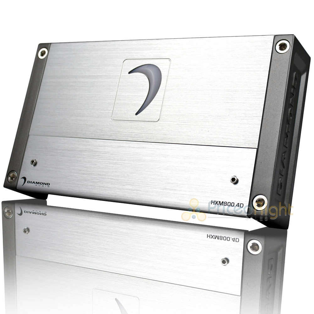 Diamond Audio 4 Channel Full Range Class D Amplifier 185WX4@2 Ohm 120WX4@4 Ohm