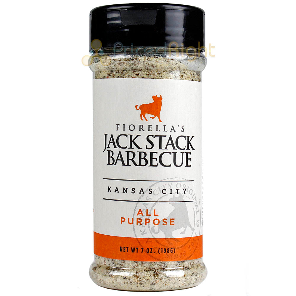BBQ KC All Purpose Dry Rub Seasoning 7 Oz. Bottle Fiorella's Jack Stack