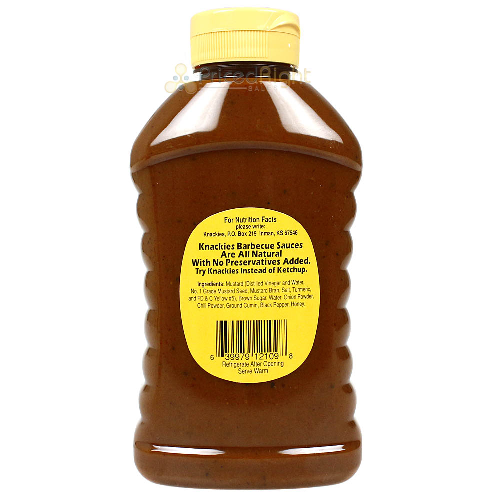 Knackies Sweet Chili Mustard Sauce 21.4 oz.  K304 Southwestern Style