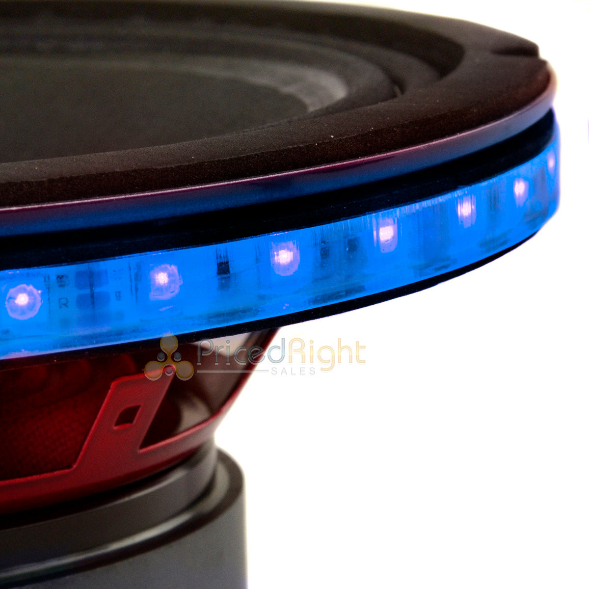 10" Waterproof RGB LED Speaker Ring 1/2" Spacer DS18 LRING10 Accent Single