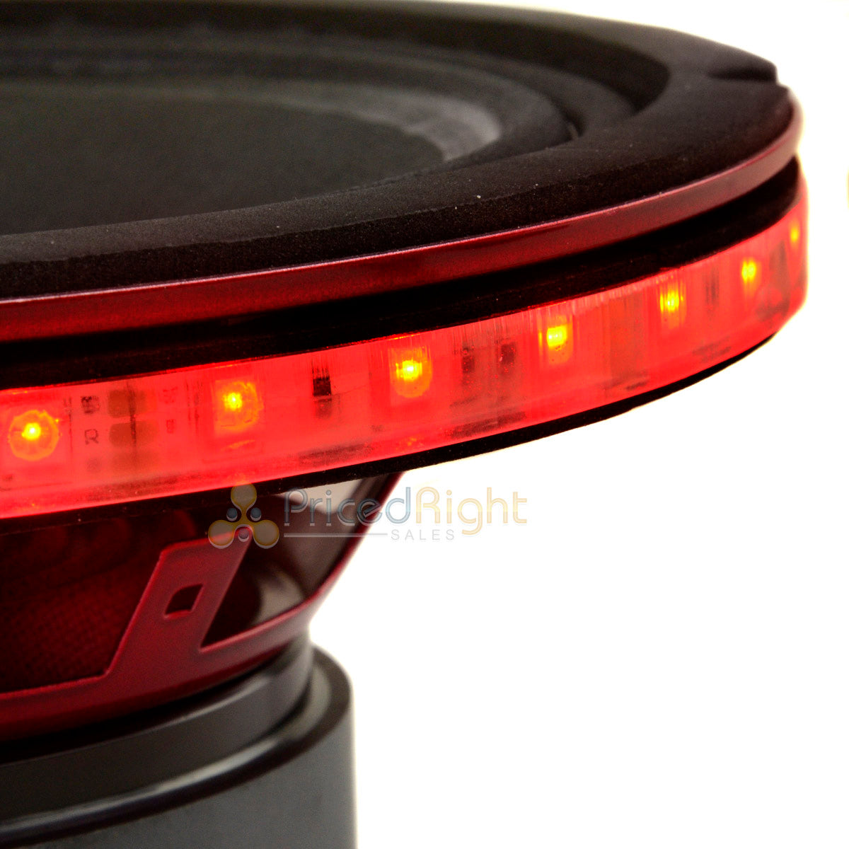 (2) 10 " Waterproof RGB LED Speaker Rings 1/2" Spacer DS18 LRING10 Accent