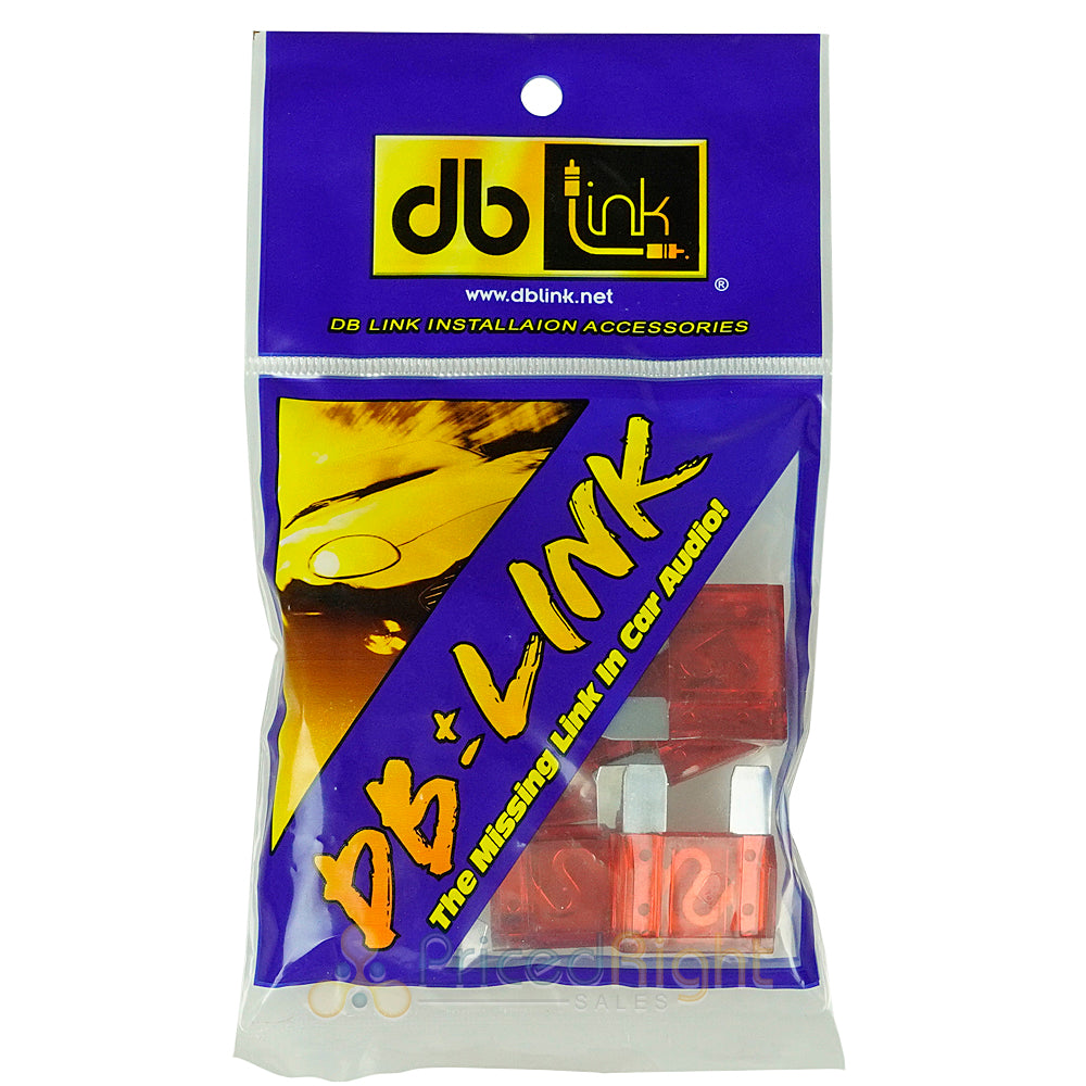 DB Link 50 Amp Maxi Fuse 10-Pack of Fuses Great For Car/Marine Audio MAX50A