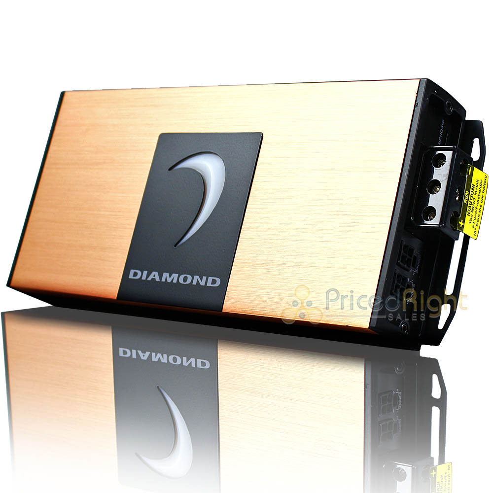 Diamond Audio 4 Channel Digital Amplifier 1200 Watts Max MICRO Series MICRO4V2